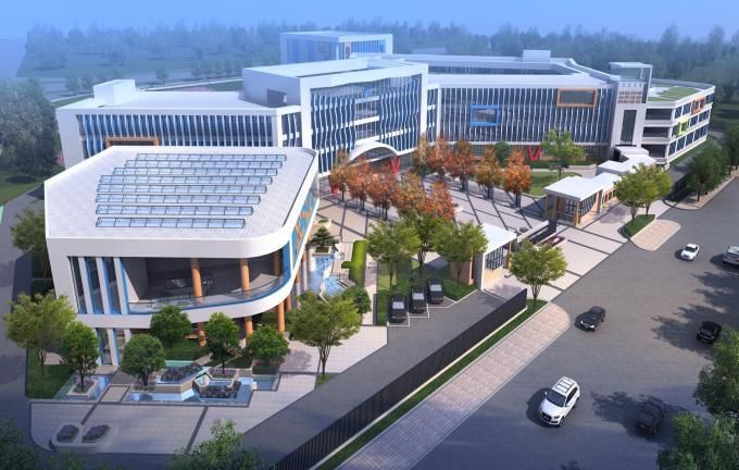 三集一体除湿热泵机组常温热水机组义乌市新丝路学校长和校区